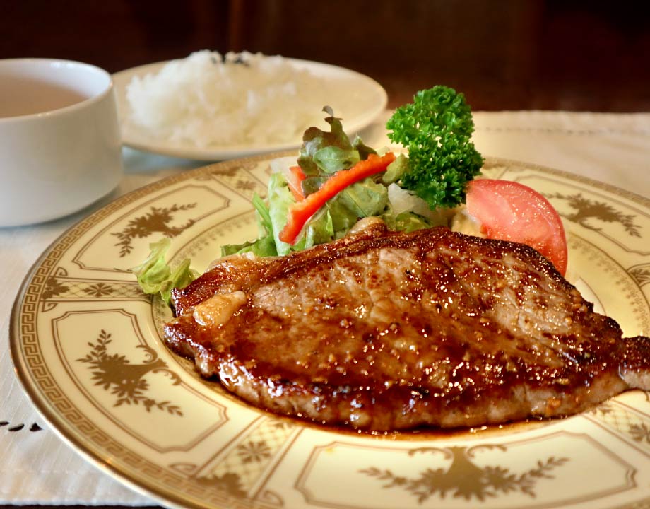 ビーフステーキランチ