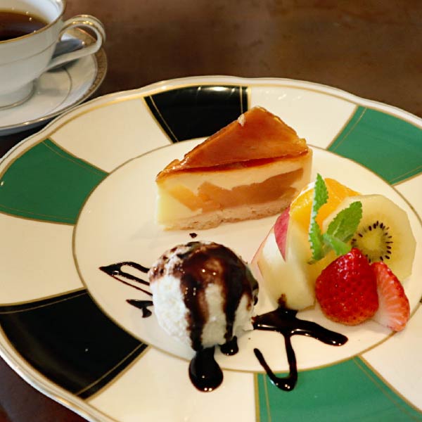 ケーキセット写真